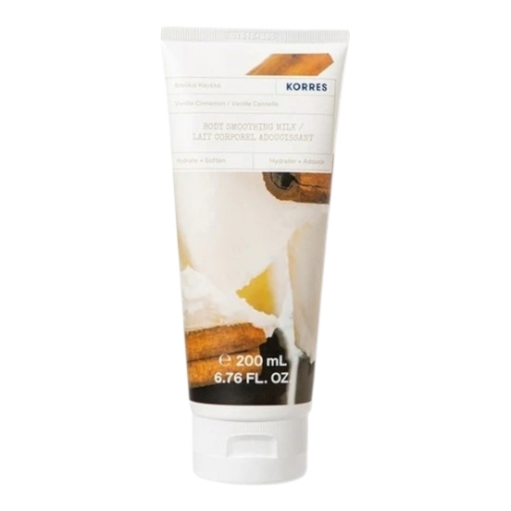 Korres Smoothing Milk Vanilla Cinnamon 6.76oz New/Sealed